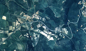 Magomadas, foto aerea della fascia costiera
